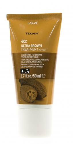 Лакме Ultra brown Средство для поддержания оттенка окрашенных волос &quot;Коричневый&quot; 250 мл (Lakme, Teknia, Ultra brown), фото-2