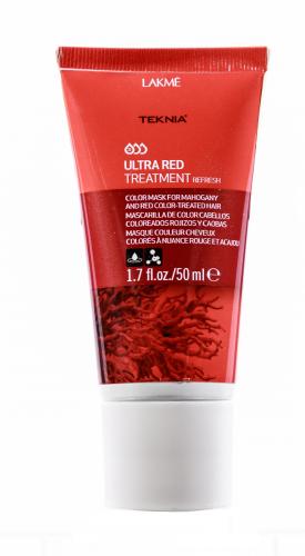 Лакме Ultra red Средство для поддержания оттенка окрашенных волос &quot;Красный&quot; 50 мл (Lakme, Teknia, Ultra red), фото-2
