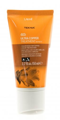 Лакме Ultra copper Средство для поддержания оттенка окрашенных волос &quot;Медный&quot; 50 мл (Lakme, Teknia, Ultra copper), фото-2