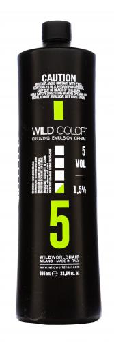 Вайлдколор Крем-эмульсия окисляющая Oxidizing Emulsion Cream 1,5% OXI (5 Vol), 995 мл (Wildcolor, Окрашивание), фото-3