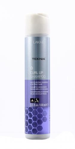 Лакме Curl up  Шампунь увлажняющий для вьющихся волос и волос после химической завивки 100 мл (Lakme, Teknia, Curl up), фото-2