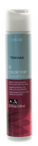 Лакме Бессульфатный шампунь для защиты цвета окрашенных волос, 100 мл (Lakme, Teknia, Color stay), фото-2