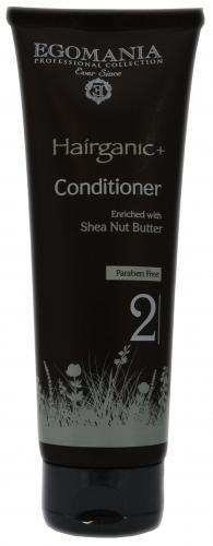 Кондиционер с маслом ши для густых, вьющихся волос 250 мл (Hairganic+, Shea Nut Butte), фото-2