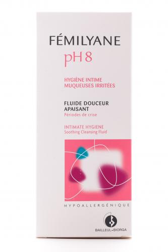 Успакаивающий гель для интимной гигиены Фемилин pH8 200 мл (Femilyane), фото-2