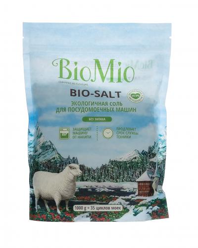 БиоМио Соль экологичная для посудомоечных машин, 1000 г (BioMio, Посуда), фото-3