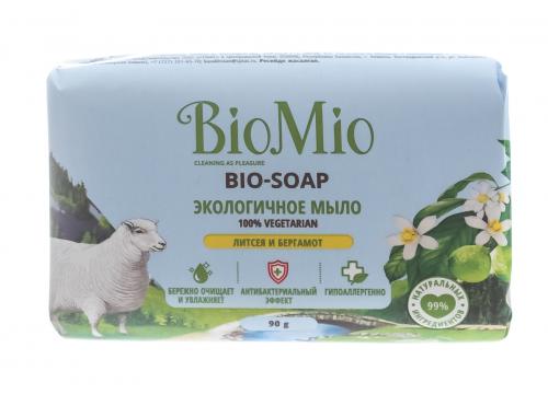 БиоМио Туалетное мыло &quot;Литсея и бергамот&quot;, 90 г (BioMio, Мыло)