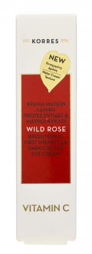 Коррес Крем &quot;Дикая роза&quot; для кожи вокруг глаз от морщин и темных кругов с витамином С, 15 мл (Korres, Korres Линия от морщин), фото-2