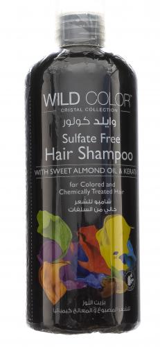 Вайлдколор Бессульфатный шампунь с маслом миндаля для окрашенных и поврежденных волос Sulfree Free, 1000 мл (Wildcolor, Уход за волосами), фото-2