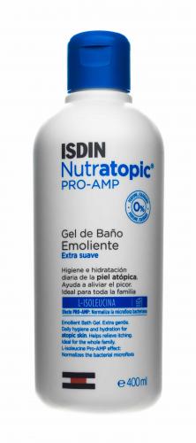 Смягчающий гель для душа для атопичной кожи Pro-AMP Gel de bano emoliente, 400 мл (Nutratopic), фото-2