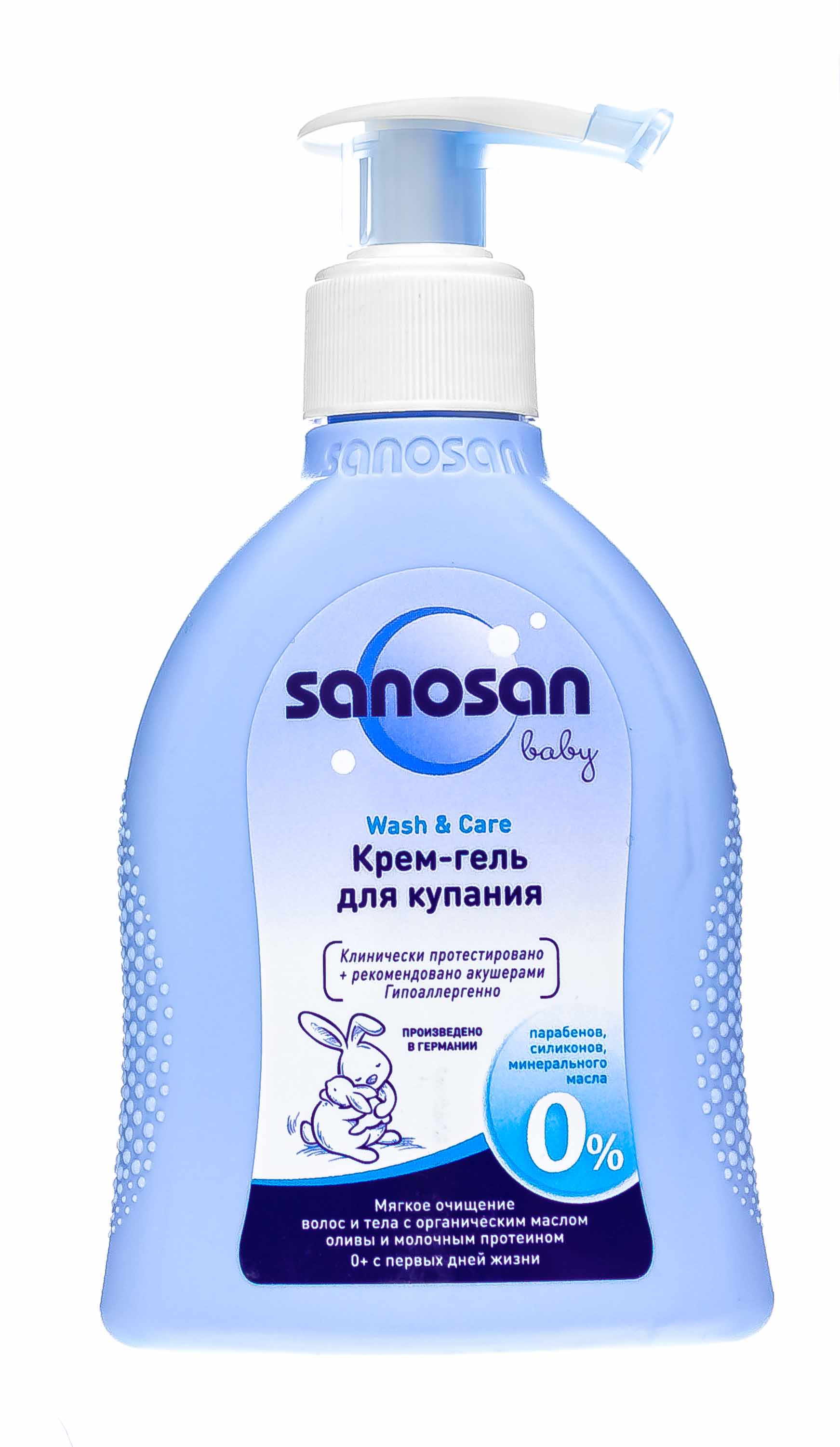 

Sanosan Крем-гель для купания, 200 мл (Sanosan, Умывание)