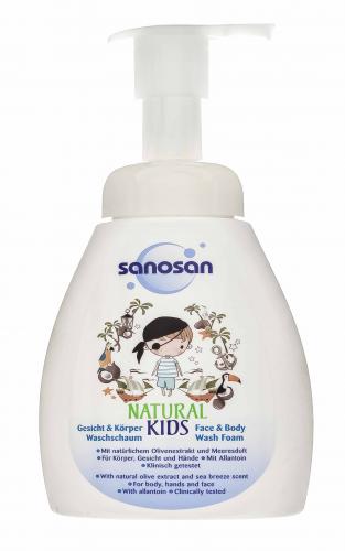 Саносан Пенка для лица и тела для мальчиков, 250 мл (Sanosan, Для детей 3+)