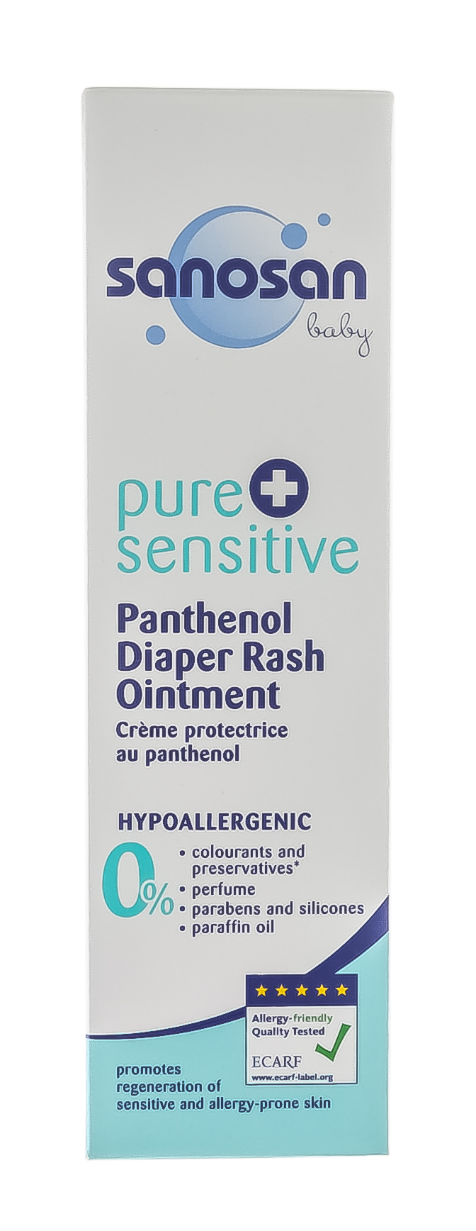 

Sanosan Крем под подгузник с пантенолом, 100 мл (Sanosan, Pure+Sensitive)