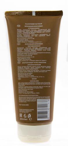 Оллин Бальзам для коричневых оттенков волос Brown hair balsam, 200 мл (Ollin Professional, Окрашивание волос, Intense Profi Color), фото-3