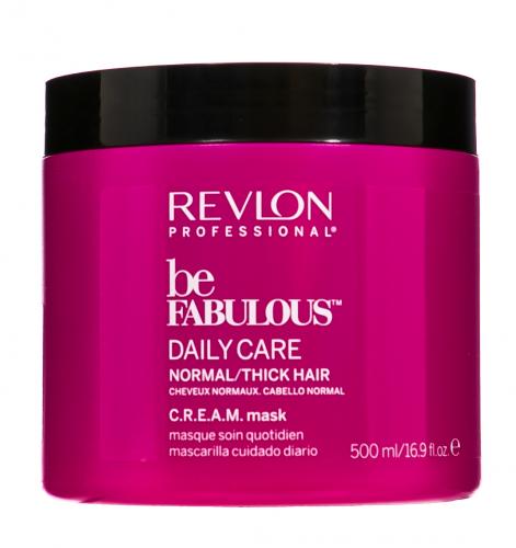 Ревлон Профессионал Ежедневный уход для нормальных/густых волос C.R.E.A.M. маска RP Be Fabulous, 500 мл (Revlon Professional, Be Fabulous), фото-2