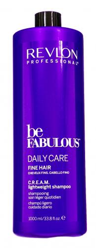 Ревлон Профессионал Ежедневный уход для тонких волос C.R.E.A.M. очищающий шампунь RP Be Fabulous, 1000 мл (Revlon Professional, Be Fabulous), фото-2