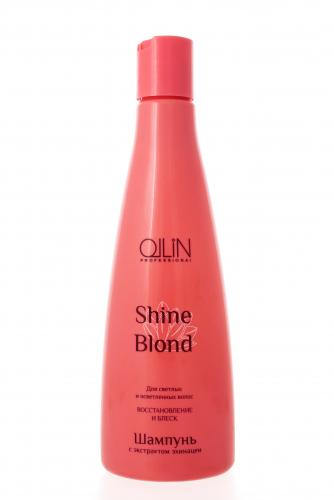 Оллин Шампунь для блондированных волос с экстрактом эхинацеи, 300 мл (Ollin Professional, Уход за волосами, Shine Blond), фото-2