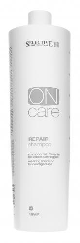 Селектив Восстанавливающий шампунь для поврежденных волос Repair shampoo 1000 мл (Selective, Repair), фото-2