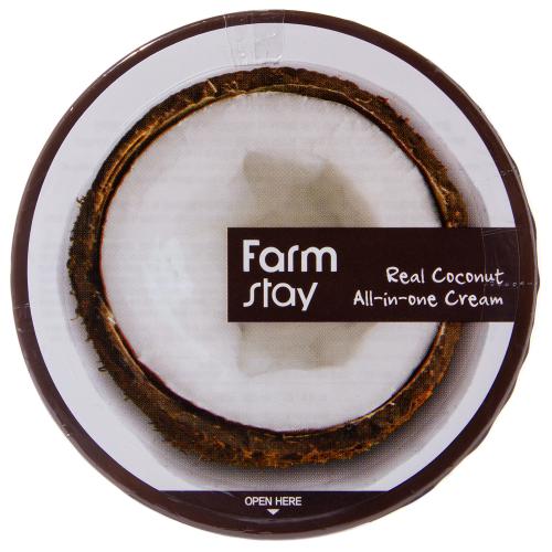 Фармстей Многофункциональный крем с кокосом 300 мл (Farmstay, Для лица), фото-3