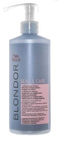 Велла Профессионал Стабилизатор цвета и блеска Blonde Seal &amp; Care, 500 мл (Wella Professionals, Окрашивание, Blondor), фото-3