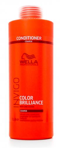 Велла Профессионал Бальзам-уход для защиты цвета окрашенных жестких волос, 1000 мл (Wella Professionals, Уход за волосами, Color Brilliance), фото-2