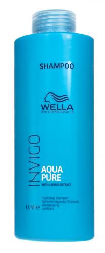 Велла Профессионал Очищающий шампунь Aqua Pure, 1000 мл (Wella Professionals, Уход за волосами, Balance), фото-2