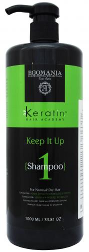 Шампунь «Все под контролем!» для нормальных и сухих волос, 1000 мл (Keratin Hair Academy, Keet It Up), фото-2