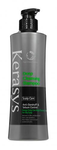 Керасис Шампунь для лечения кожи головы Освежающий 600 мл (Kerasys, Scalp Care, Deep Cleansing), фото-2