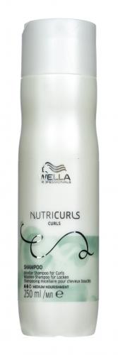 Велла Профессионал Мицеллярный шампунь для кудрявых волос Micellar Shampoo for Curls, 250 мл (Wella Professionals, Уход за волосами, Nutricurls), фото-2