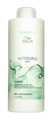 Велла Профессионал Мицеллярный шампунь для кудрявых волос Micellar Shampoo for Curls hair, 1000 мл (Wella Professionals, Уход за волосами, Nutricurls), фото-2