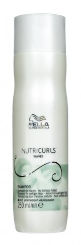Велла Профессионал Бессульфатный шампунь для вьющихся волос Shampoo for Waves - No Sulfates Added, 250 мл (Wella Professionals, Уход за волосами, Nutricurls), фото-2