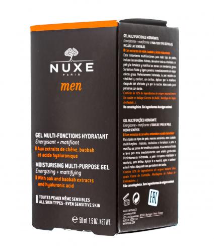 Нюкс Увлажняющий гель для лица для мужчин Moisturizing Multi-Purpose Gel, 50 мл (Nuxe, Men), фото-3