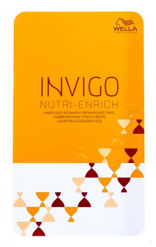 Велла Профессионал Подарочный набор для объёма нормальных и тонких волос Invigo nutri-enrich ( Шампунь, 250 мл + Бальзам, 200 мл) (Wella Professionals, Уход за волосами), фото-2