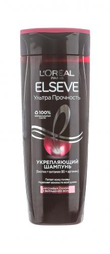 Лореаль Укрепляющий шампунь, 400 мл (L'Oreal Paris, Elseve, Ультра прочность), фото-3