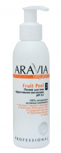 Аравия Профессионал Гель-эксфолиант для тела с фруктовыми кислотами Fruit Peel, 150 мл (Aravia Professional, Aravia Organic), фото-2