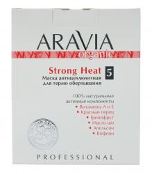 Маска антицеллюлитная для термообертывания Strong Heat, 550 мл,