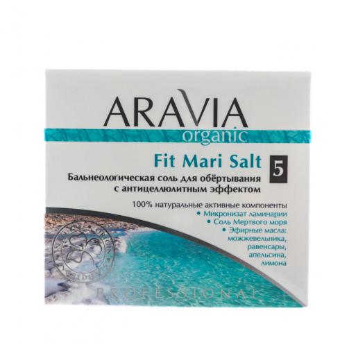 Аравия Профессионал Бальнеологическая соль для обёртывания с антицеллюлитным эффектом Fit Mari Salt, 730 г (Aravia Professional, Aravia Organic), фото-7