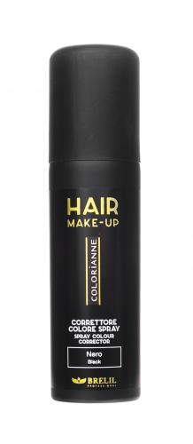 Брелил Профессионал Спрей-макияж для волос, черный, 75 мл (Brelil Professional, Окрашивание, Colorianne), фото-2