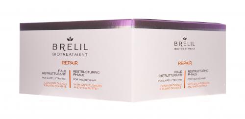 Брелил Профессионал Восстанавливающий лосьон для волос, 12 х 10 мл (Brelil Professional, Biotreatment, Repair), фото-3