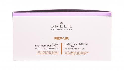 Брелил Профессионал Восстанавливающий лосьон для волос, 12 х 10 мл (Brelil Professional, Biotreatment, Repair), фото-6