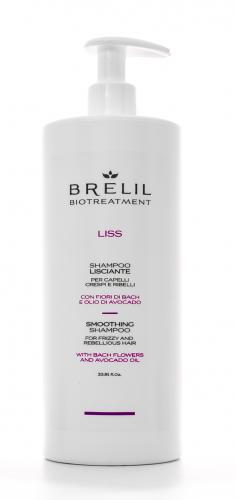 Брелил Профессионал Разглаживающий шампунь Bio Traitement Liss 1000 мл (Brelil Professional, Biotreatment, Liss), фото-2