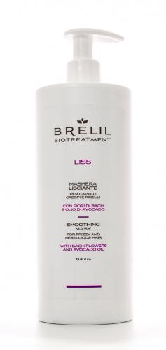 Брелил Профессионал Разглаживающая маска Bio Treatment Liss 1000 мл (Brelil Professional, Biotreatment, Liss), фото-2