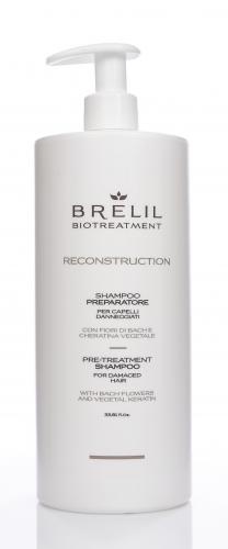 Брелил Профессионал Подготовительный шампунь, 1000 мл (Brelil Professional, Biotreatment, Reconstruction), фото-2