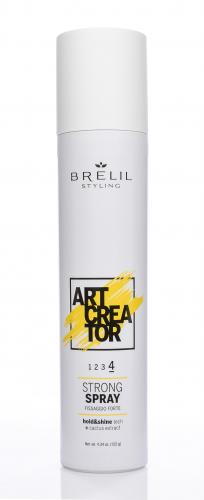 Брелил Профессионал Спрей сильной фиксации Strong Spray, 300 мл (Brelil Professional, Art Creator), фото-2