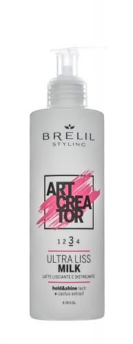 Брелил Профессионал Ультраразглаживающее молочко для волос Ultra Liss Milk, 200 мл (Brelil Professional, Art Creator), фото-2