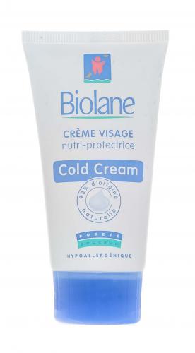 Биолан Крем для лица от непогоды Cold Cream, 50 мл (Biolane, Атопия), фото-2