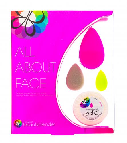 Бьютиблендер Набор beautyblender all.about.face set розовый, 1 шт (Beautyblender, Спонжи), фото-2