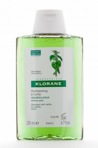 Клоран Шампунь с экстрактом Крапивы себорегулирующий 200 мл (Klorane, Oily Prone Hair), фото-3