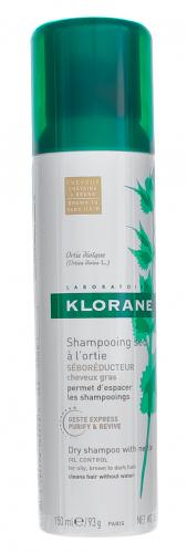 Клоран Сухой тонирующий шампунь себорегулирующий с экстрактом крапивы, 150 мл (Klorane, Oily Prone Hair), фото-3