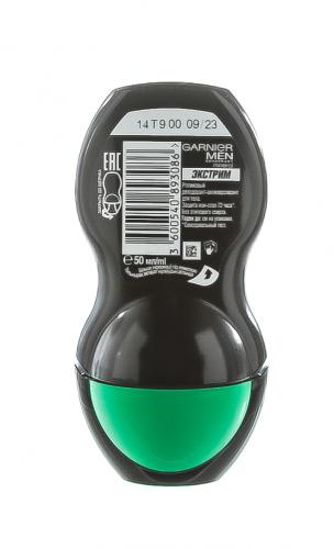 Гарньер Экстрим Роликовый дезодорант для мужчин 50 мл (Garnier, Mineral), фото-3