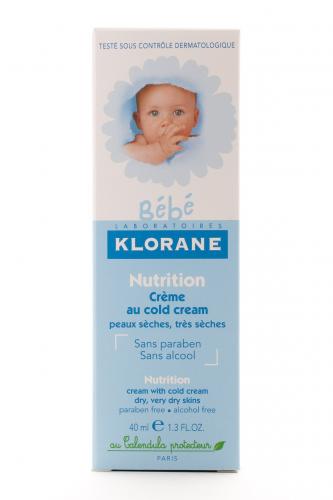Клоран Клоран беби крем питательный с колд кремом и календулой 40 мл (Klorane, Календула), фото-2